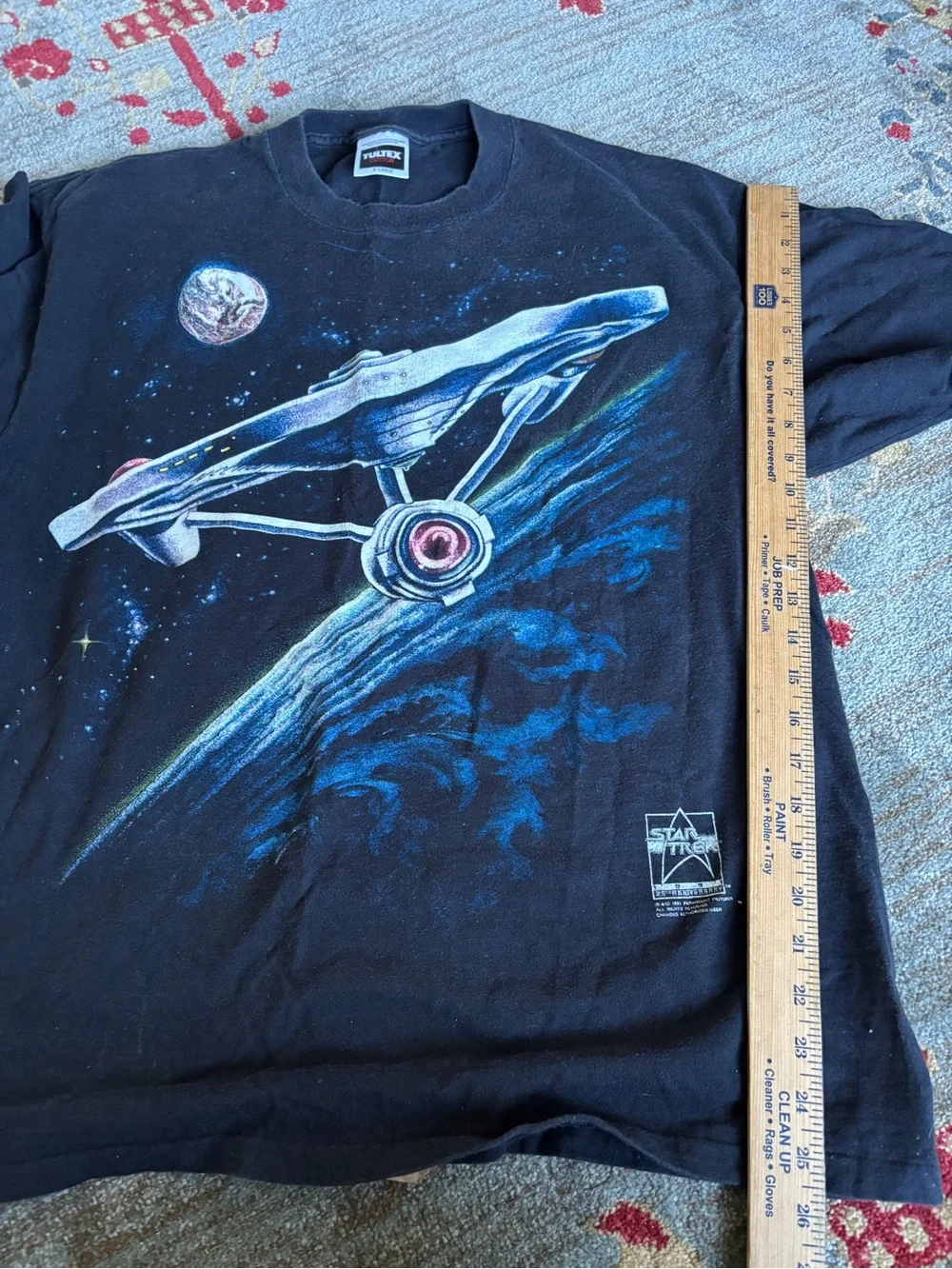 Star-Trek 25th anniversary front and back graphic single stitch shirt mens XL - Picture 2 of 7